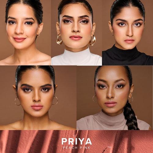 Priya - Peach Pink Velvet Matte Liquid Lipstick