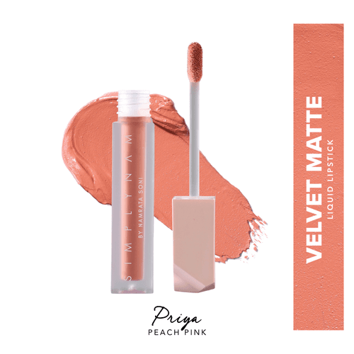 Priya - Peach Pink Velvet Matte Liquid Lipstick