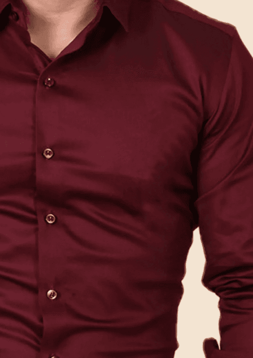 Maroon Plain shirt