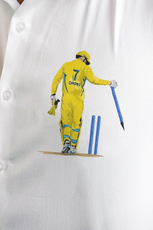 Dhoni Handpainted Shirt