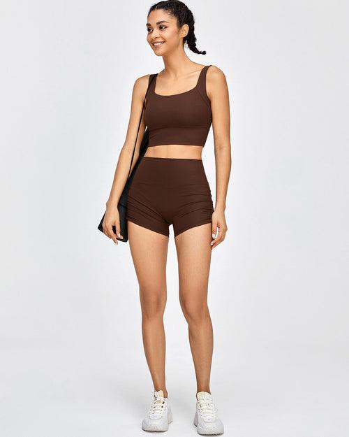 Alena Seamless Shorts - Brown