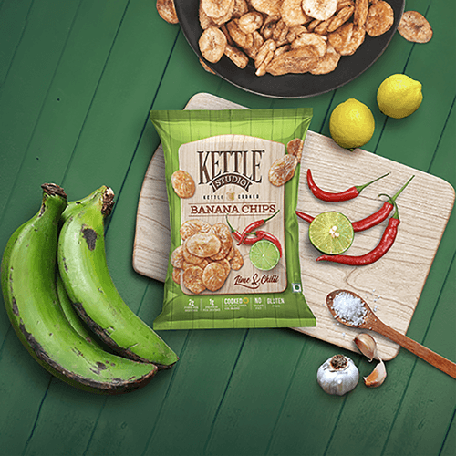 KETTLE COOKED BANANAS LIME & CHILLI PACK OF 6