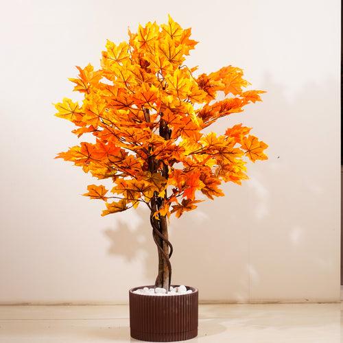 Maple Majesty - 4 Feet Tall Artificial Autumn Maple Plant