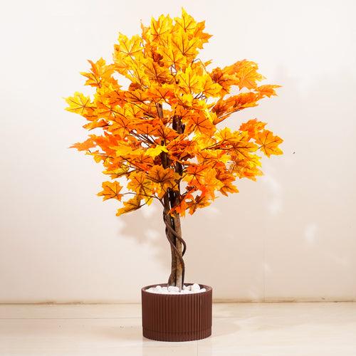 Maple Majesty - 4 Feet Tall Artificial Autumn Maple Plant