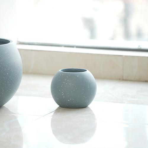 Pebbles - Grey Plant Pots (Set of 4)