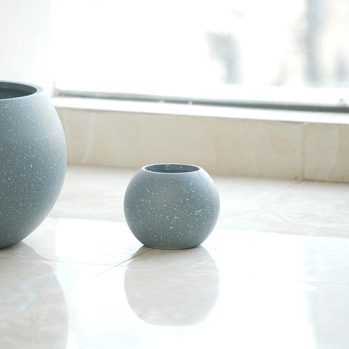 Pebbles - Grey Plant Pots (Set of 4)