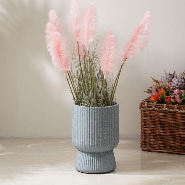 Elara - Grey Plant Pot (20" x 16")