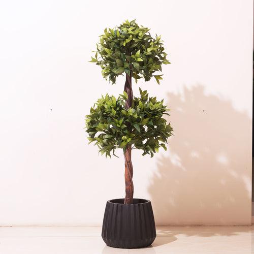 Ambitious Arbor: Artificial Bay Tree - 4 Feet Tall (Without Pot)