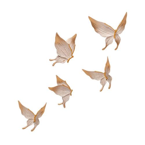 Garden with Wings - Butterfly Wall Decor (Set of 5)