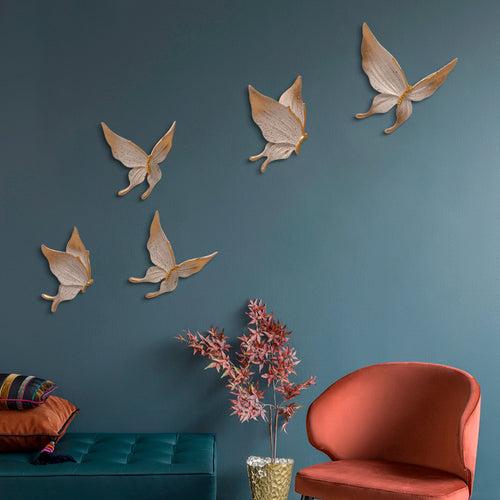 Garden with Wings - Butterfly Wall Decor (Set of 5)