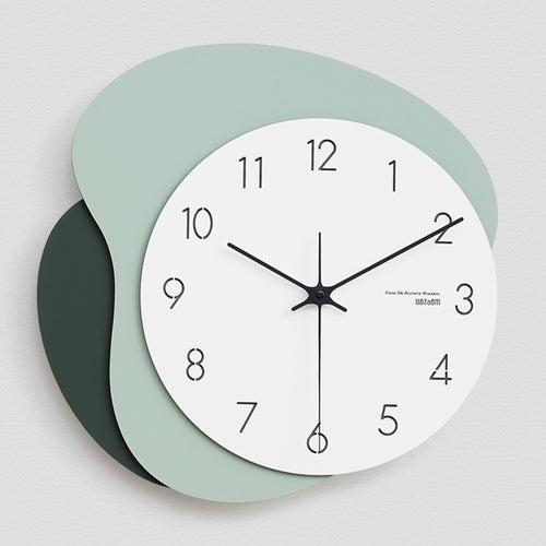 An Allegory of Calm Luxe Wall Clock - Green