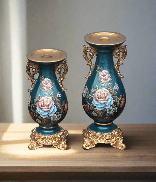 Enchanting Midnight Vases [Set of 2]