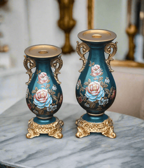 Enchanting Midnight Vases [Set of 2]