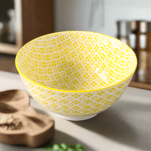 Yellow Bowl Goal Bowl [570 ML](Set of 2)