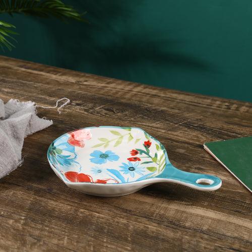 Nordic Fine Platter with Single Handle [Single]