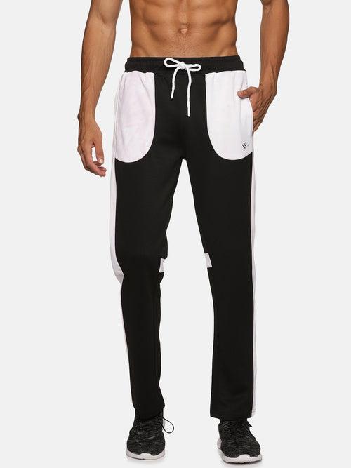 VS by Sehwag Poly Cotton PC Trackpant for Men Black