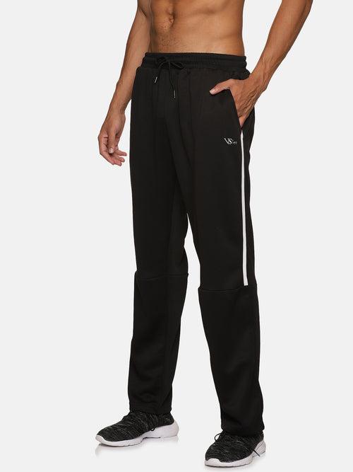 VS by Sehwag Poly Cotton PC Trackpant for Men Black