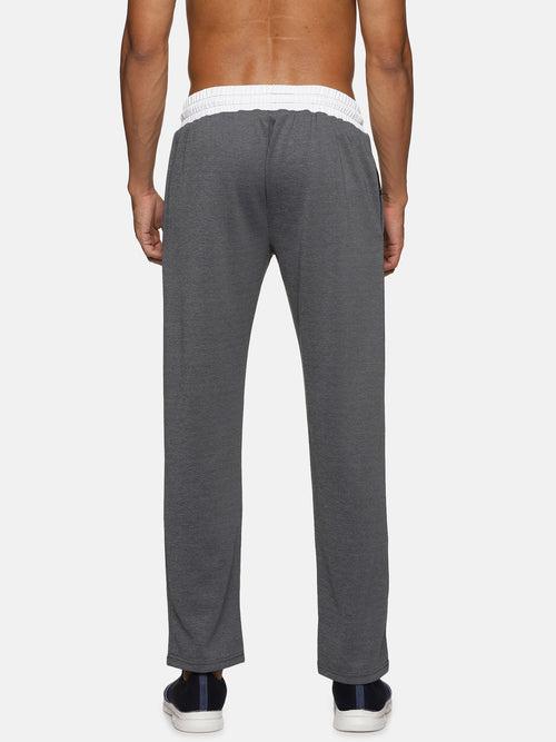 VS by Sehwag Poly Cotton PC Trackpant for Men Charcoal