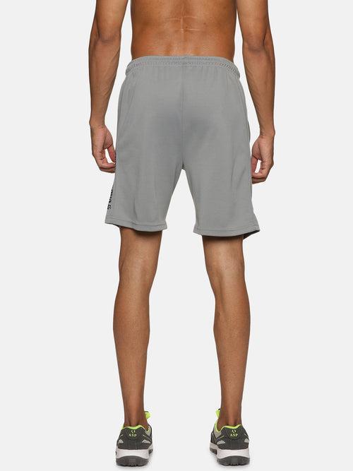 VS by Sehwag Poly Cotton PC Shorts for Men Light grey