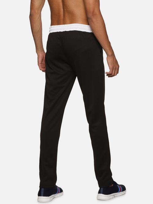 VS by Sehwag Poly Cotton PC Trackpant for Men Black