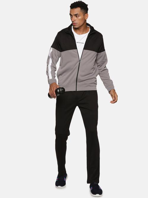 VS by Sehwag Poly Cotton PC Jacket for Men Grey