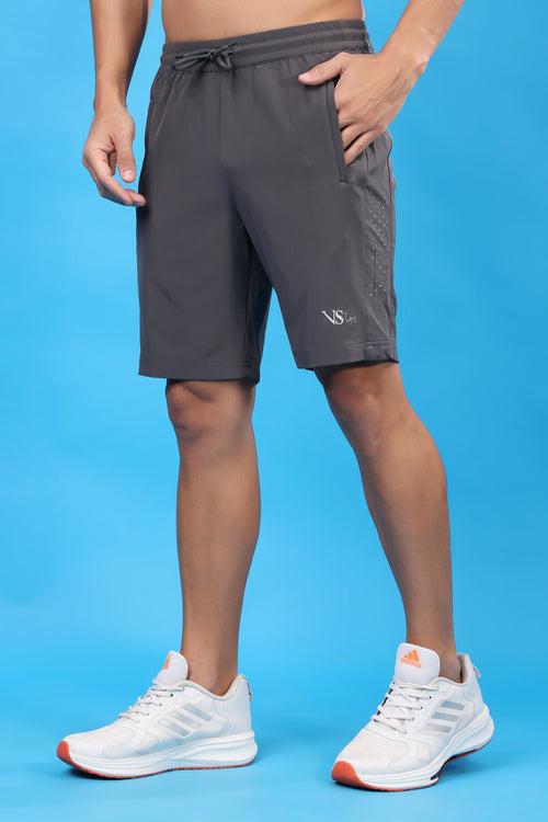 VS by Virender Sehwag Men's NS Lycra Sports Shorts - Premium Quality Activewear Shorts