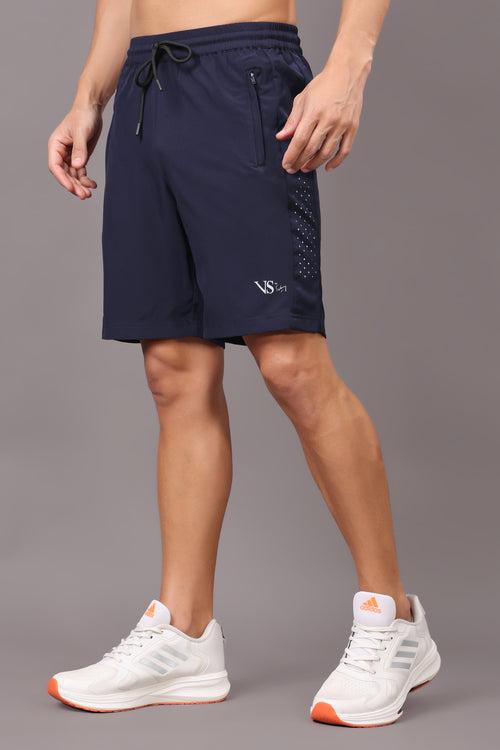 VS by Virender Sehwag Men's NS Lycra Sports Shorts - Premium Quality Activewear Shorts