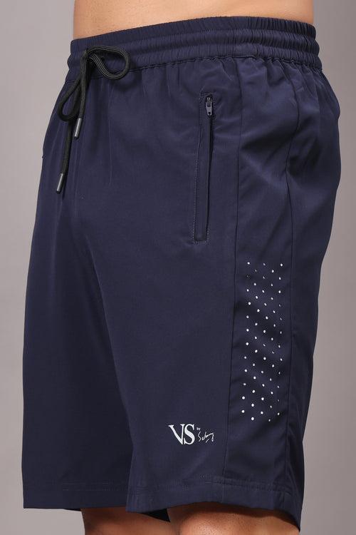 VS by Virender Sehwag Men's NS Lycra Sports Shorts - Premium Quality Activewear Shorts