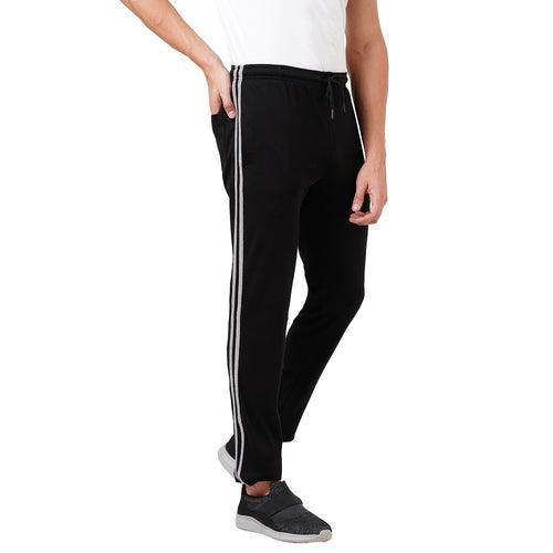 VS THE LIE LLAMA BLACK TRACK PANTS FOR MEN