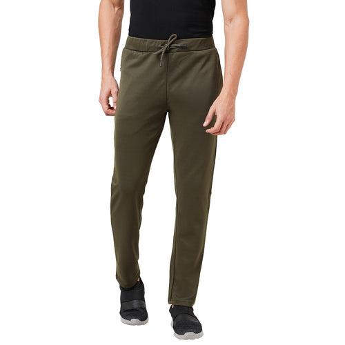 VS SHORT CIRCUIT OLIVE TRACK PANTS FOR MEN