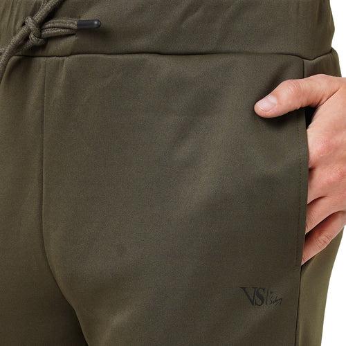 VS SHORT CIRCUIT OLIVE TRACK PANTS FOR MEN