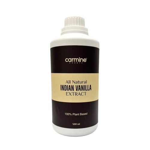 Carmine County All Natural Indian Vanilla Extract 500 ml