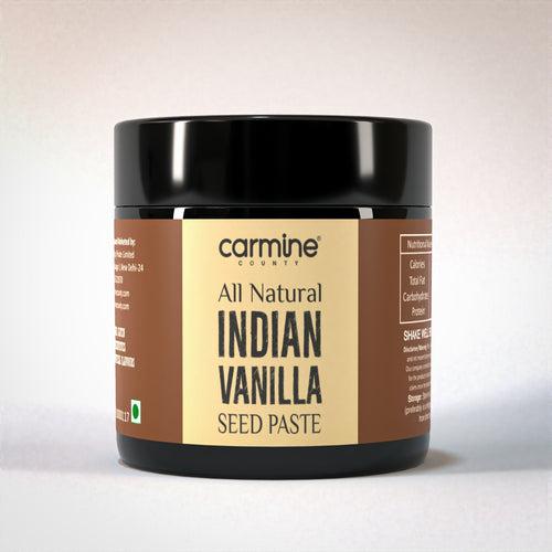 Carmine County All Natural Indian Vanilla Seed Paste