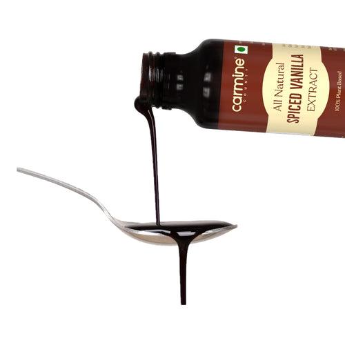 Carmine County All Natural Spiced Vanilla Extract 10 ml (Pack of 3)