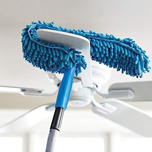 DecorADDA Foldable Multipurpose Microfiber  Mop | Fan Cleaning Brush