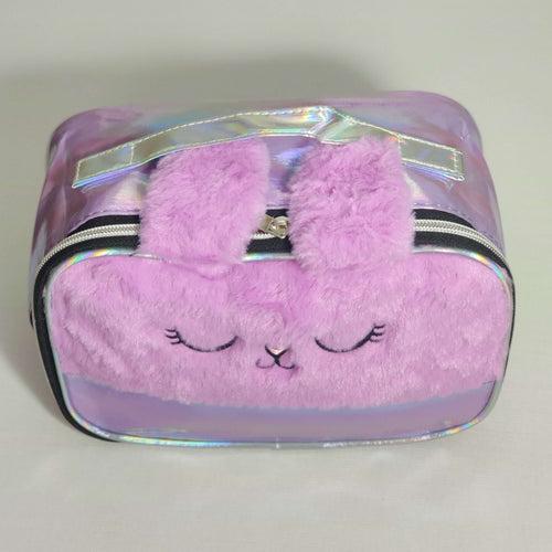 DecorADDA Kitty Fur Top Cosmetic Organizer Bag