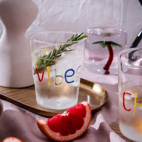 Good Vibes Glass - Set of 2