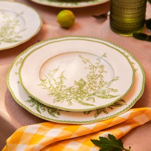 Arcadia Green Charger Plate - Set of 2