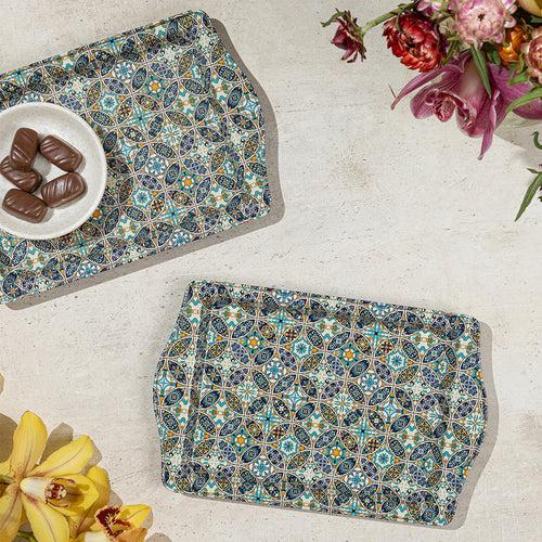 Luz Metal Serving Tray - Set of 2