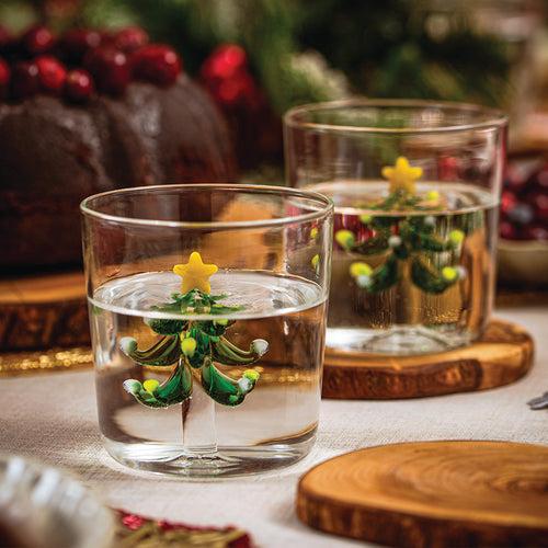 The X-Mas Tree Glass Set - Set of 2