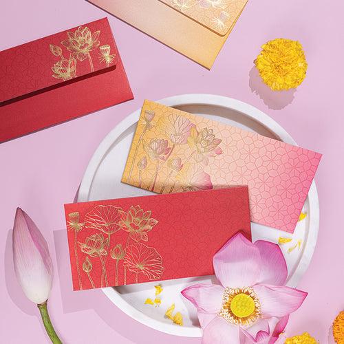 Lotus Lane Red Money Envelope - Set of 10/ Set of 50