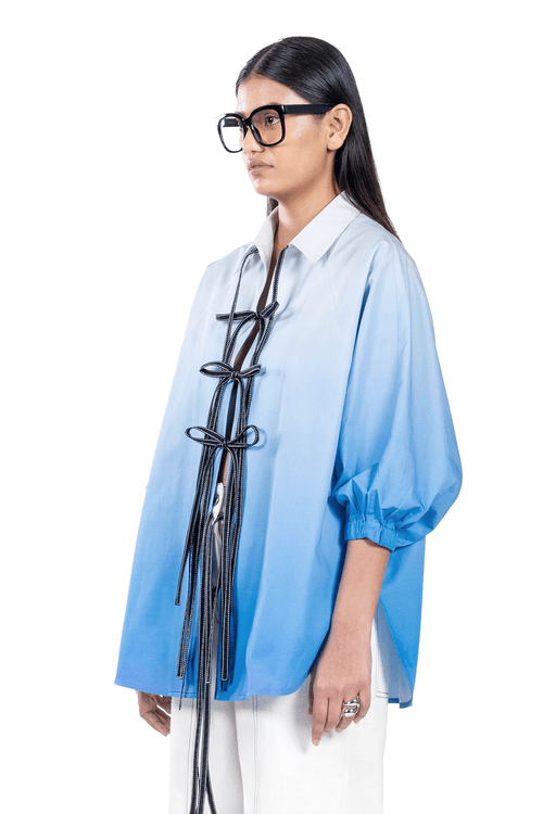 Oversized Tie-up Shirt