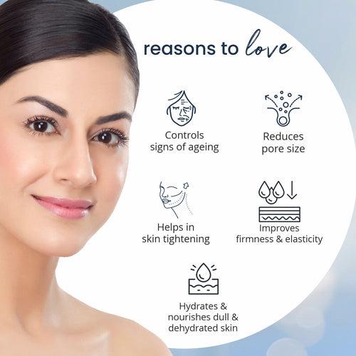 Globus Naturals Revival Diamond Face Cream, For Soft & Glowing Skin, Even Tones Skin & Improves Skin Texture, Non- Sticky Cream, Natural & Ayurvedic Formula, 50gm