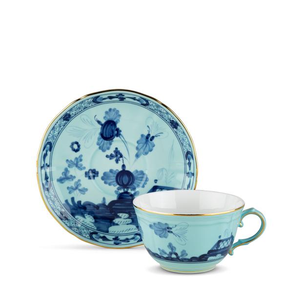 Oriente Italiano- Iris  Teacup & Saucer