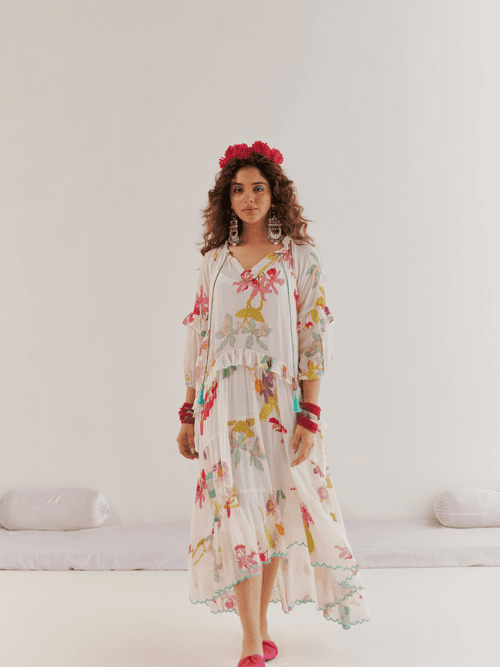 Mitali Wadhwa- Floral fantasy dress