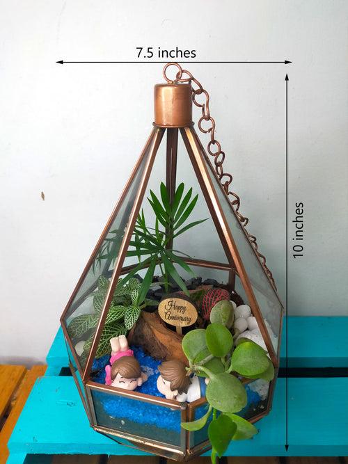 Hanging Octogonal Base Terrarium