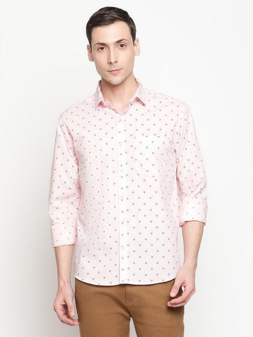 Copperline Men Rose Printed Formal Shirt