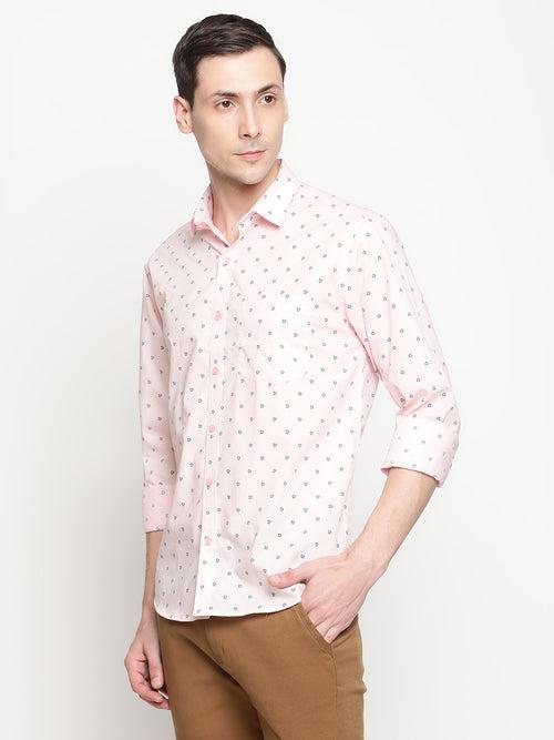 Copperline Men Rose Printed Formal Shirt