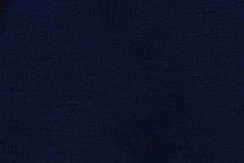 Dark Blue Plain Dyed Cotton Linen Unstitched Men's Shirt Piece (Width 58 Inch | 1.60 Meters)