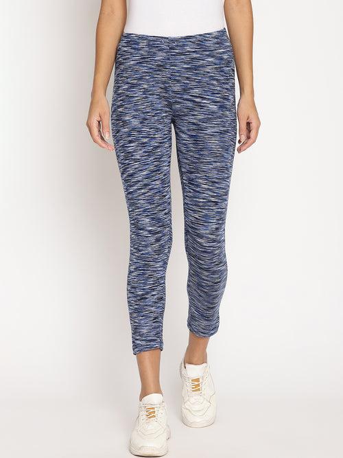 Wolfpack Dark Navy 3/4th Women Leggings